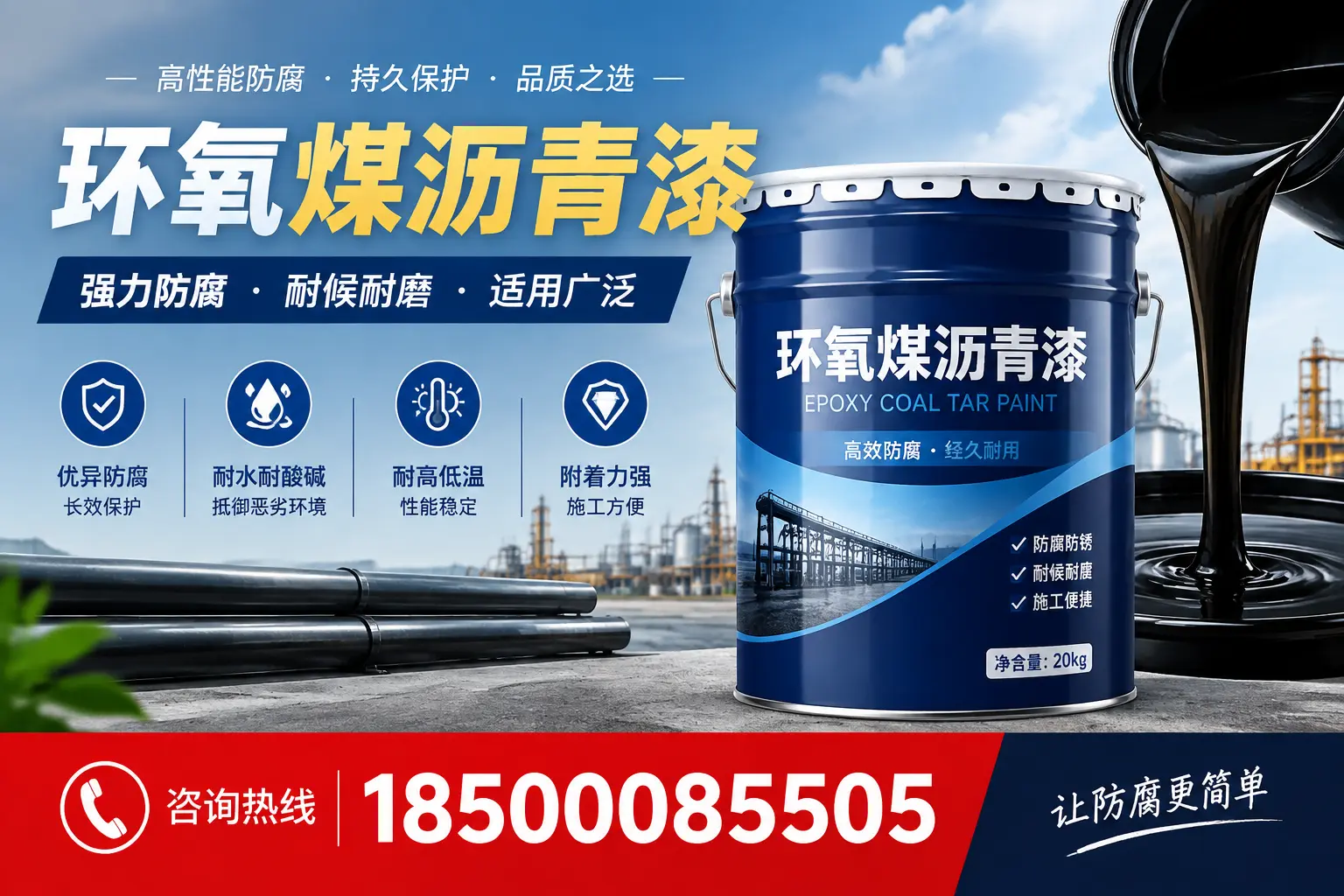环氧煤沥青漆在不同气候条件下的表现分析,鹤壁适用性